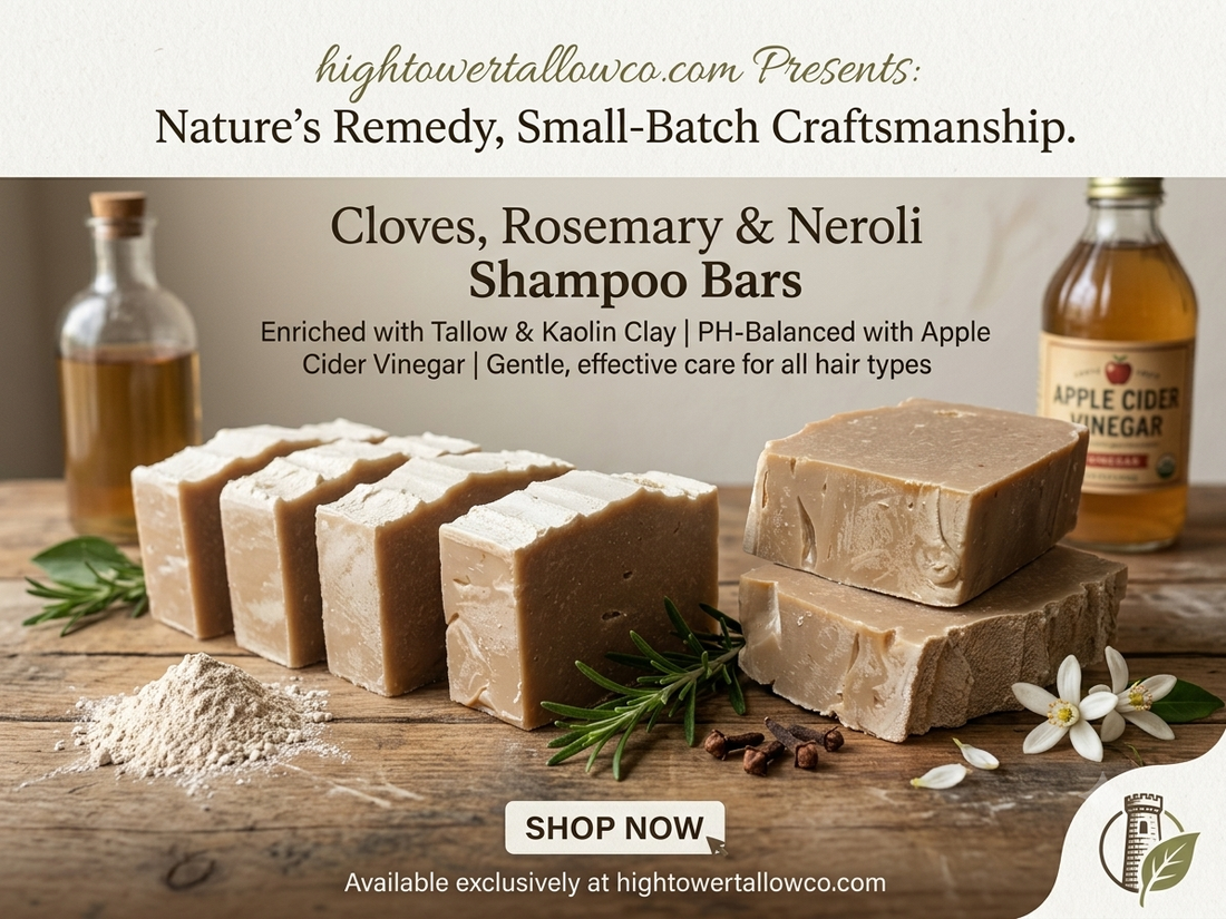 Why Apple Cider Vinegar & Rosemary-Infused Tallow Belong in Your Shampoo Bar