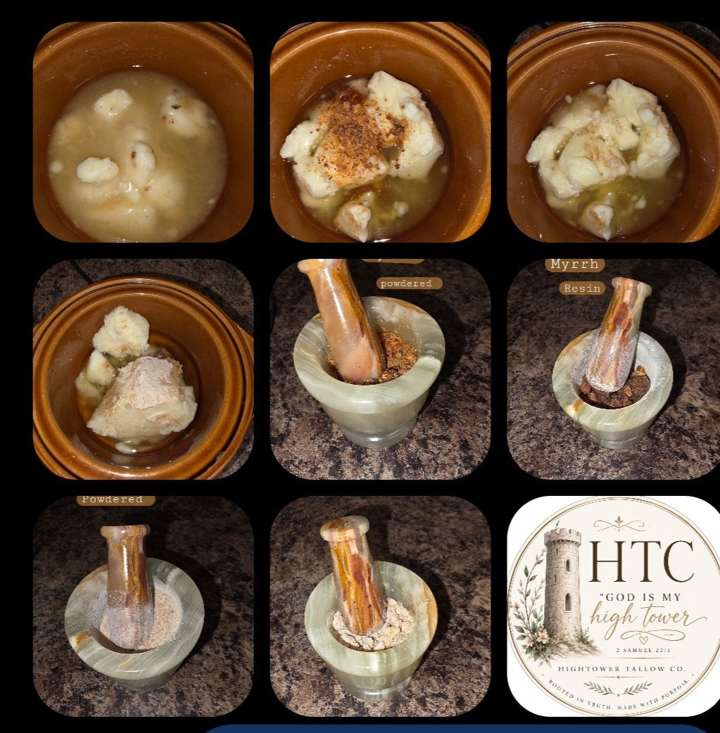 Frankincense & Myrrh Infused Tallow: An Old-World Botanical Ritual for Modern Skincare