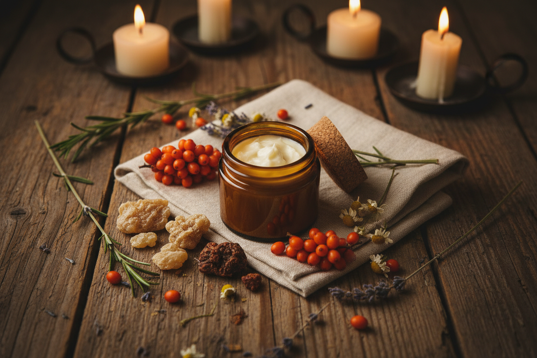The Ancient Meets Modern: Bakuchiol, Sea Buckthorn & Frankincense + Myrrh Resin in Tallow