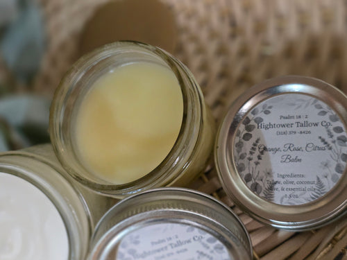 Citrus and Rose Tallow Balm
