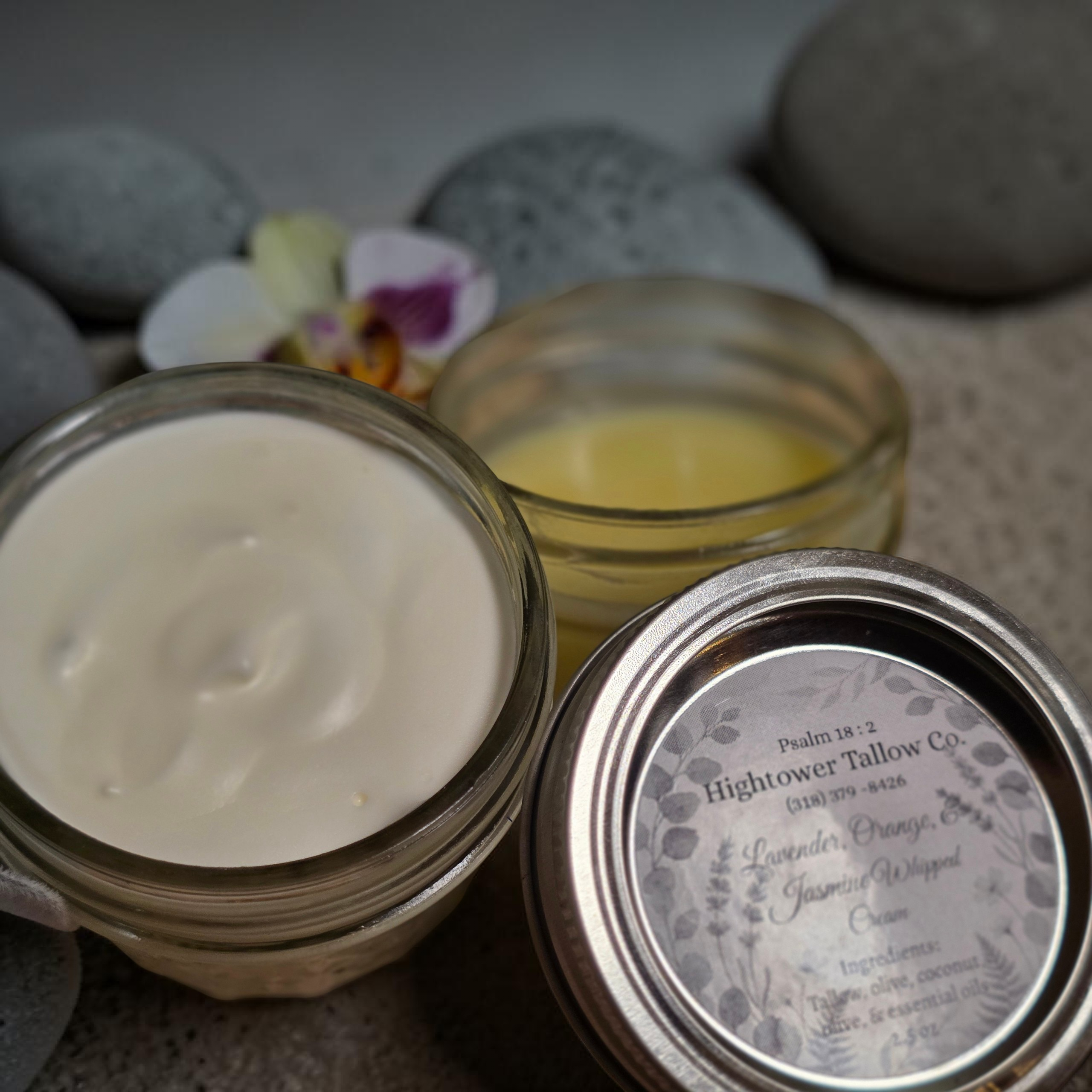 Lavender, Orange & Jasmine Tallow Whipped Cream