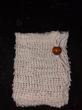 Linen/burlap exfoliation bag