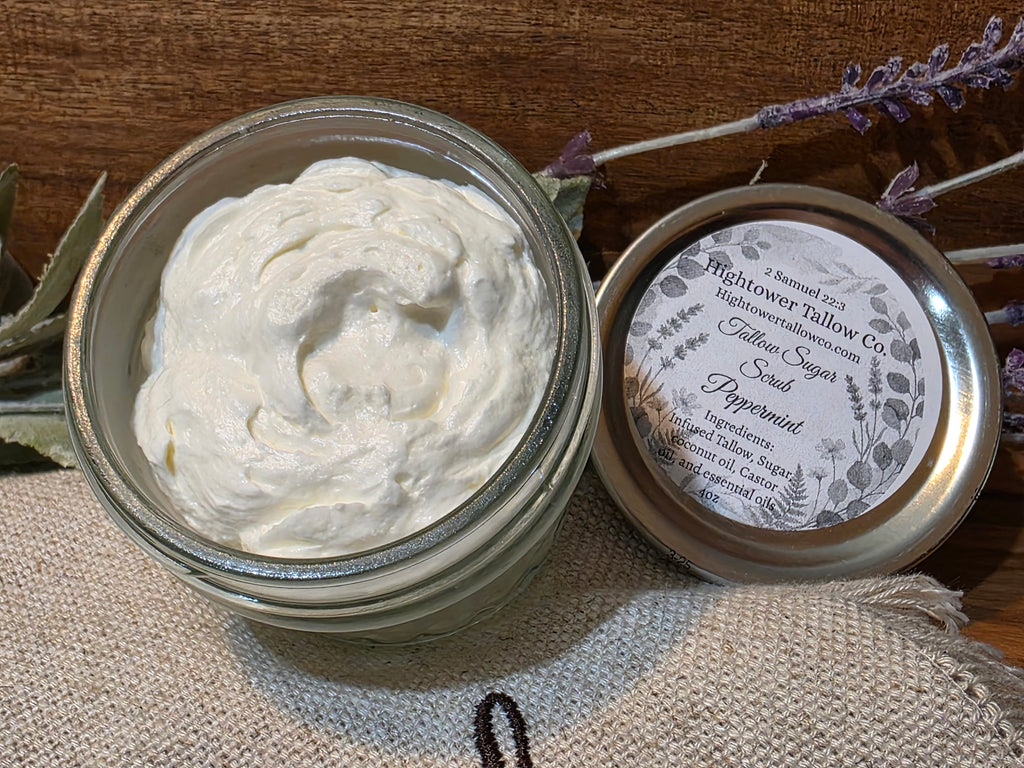 Peppermint and Botanicals Sugar Scrub