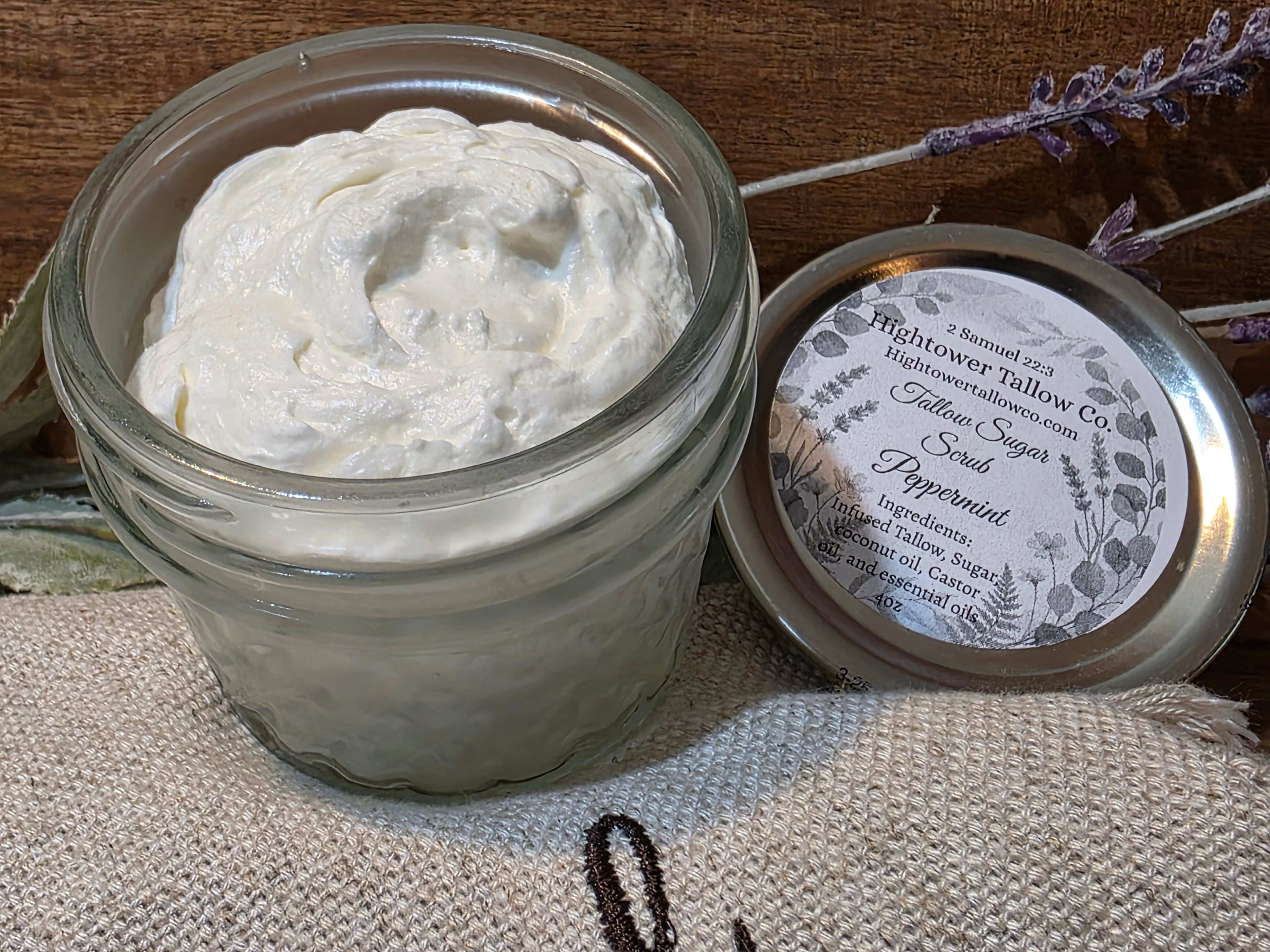 Peppermint and Botanicals Sugar Scrub
