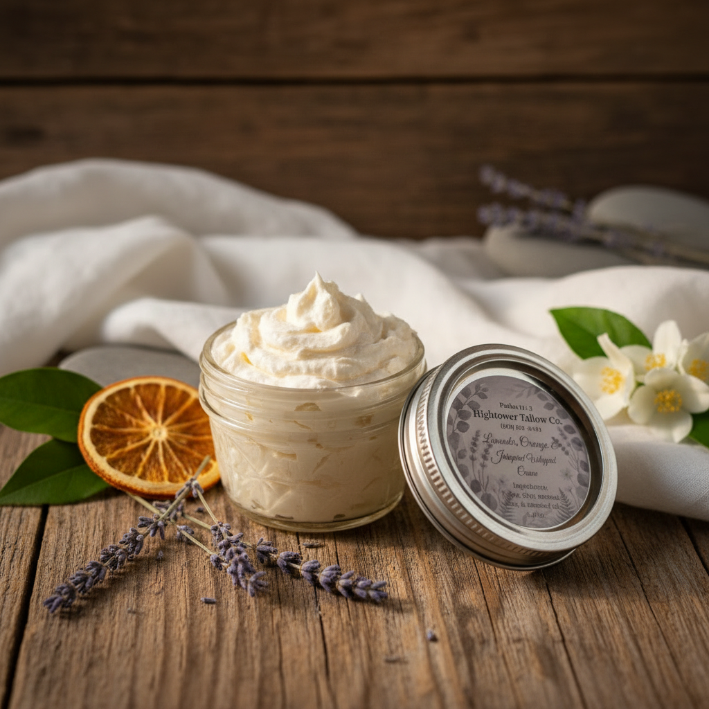 Lavender Orange Jasmine Whipped Cream