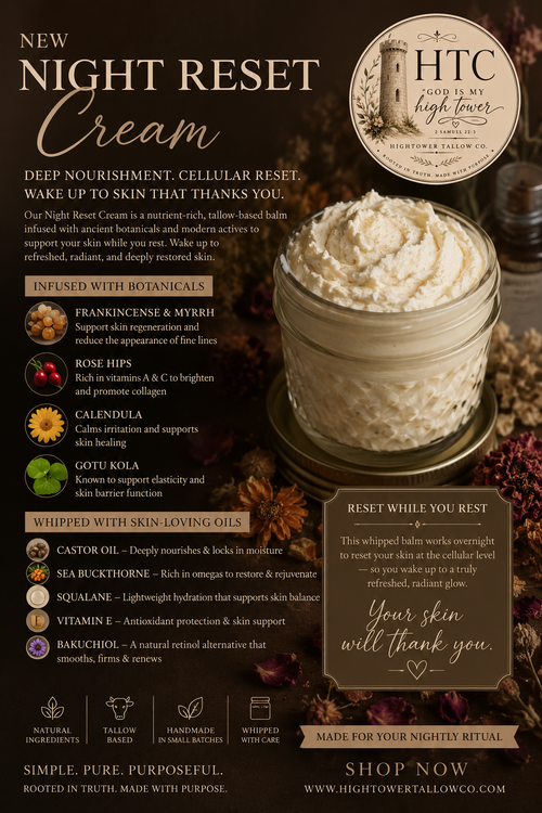 Night Reset Cream promotional graphic