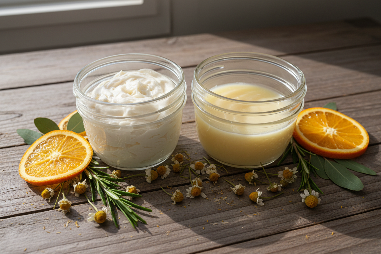 Orange & Chamomile Tallow Cream and Balm