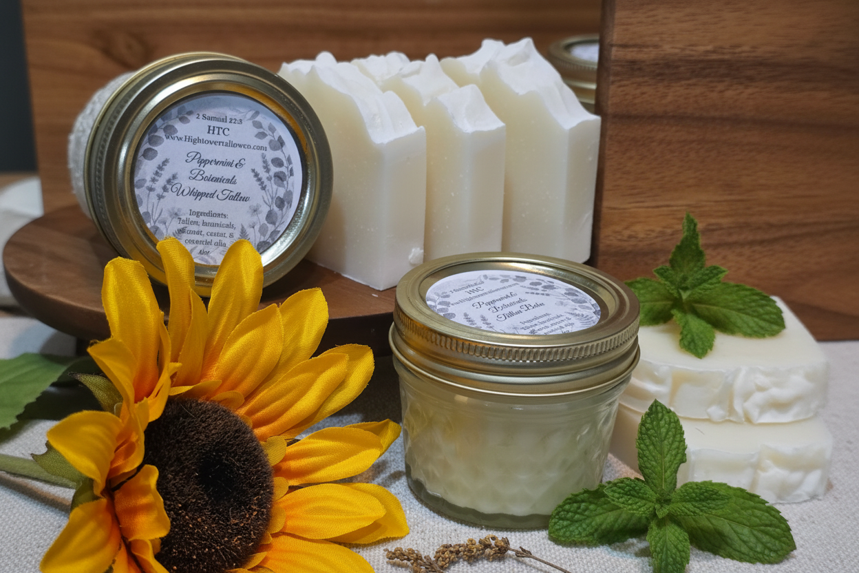 Peppermint & Botanicals Whipped Tallow Cream and Balm